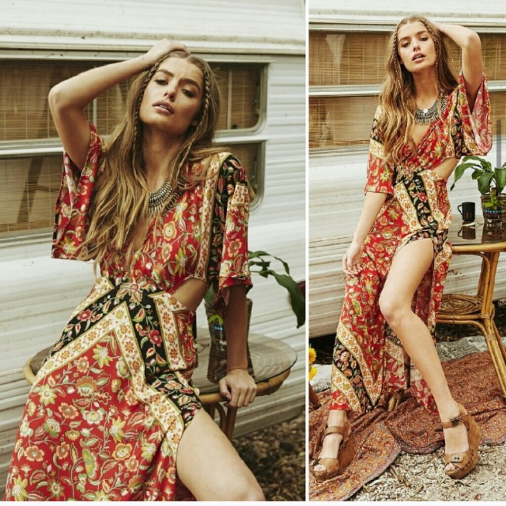 Spell & the Gypsy Collective Lolita cutout maxi